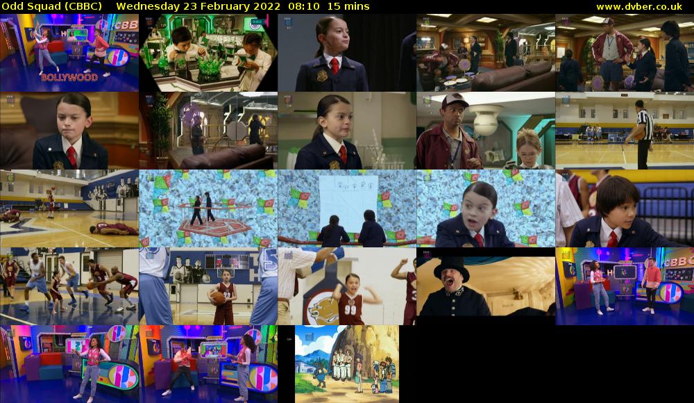 Odd Squad (CBBC) Wednesday 23 February 2022 08:10 - 08:25