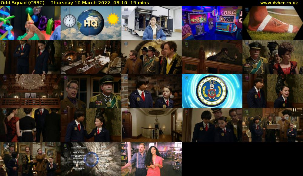 Odd Squad (CBBC) Thursday 10 March 2022 08:10 - 08:25
