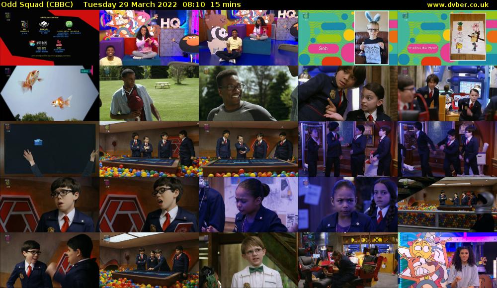 Odd Squad (CBBC) Tuesday 29 March 2022 08:10 - 08:25