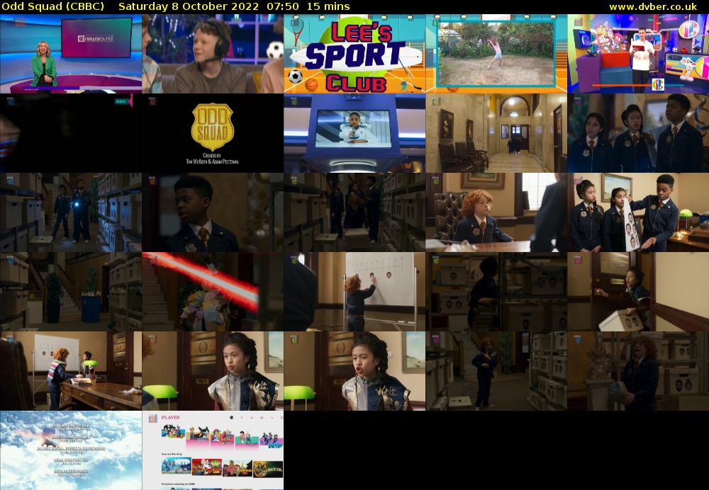 Odd Squad (CBBC) Saturday 8 October 2022 07:50 - 08:05