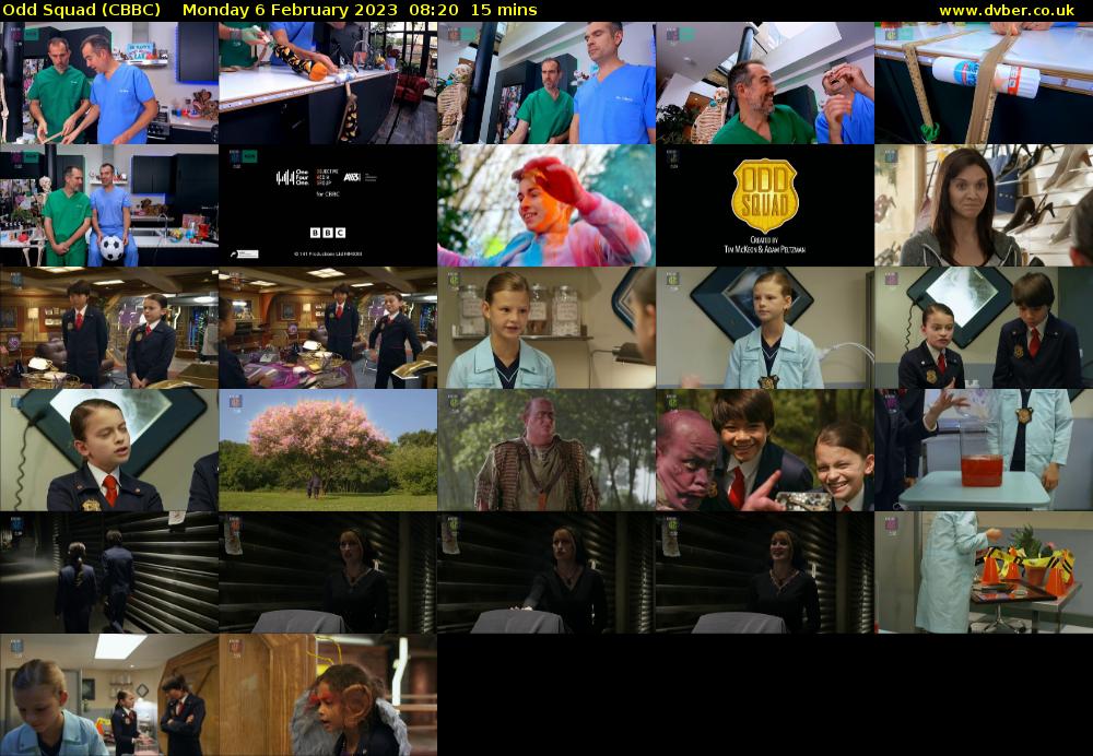 Odd Squad (CBBC) Monday 6 February 2023 08:20 - 08:35