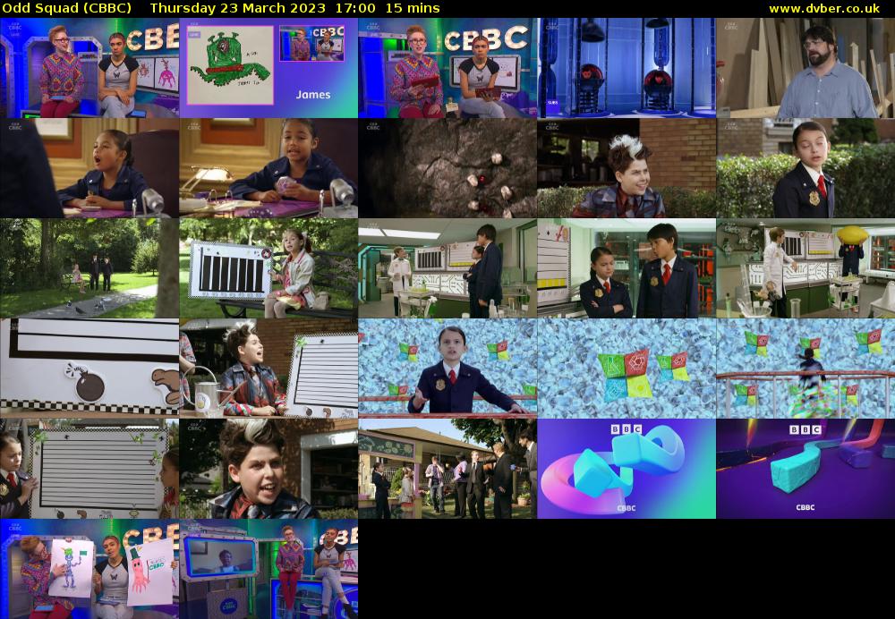Odd Squad (CBBC) Thursday 23 March 2023 17:00 - 17:15