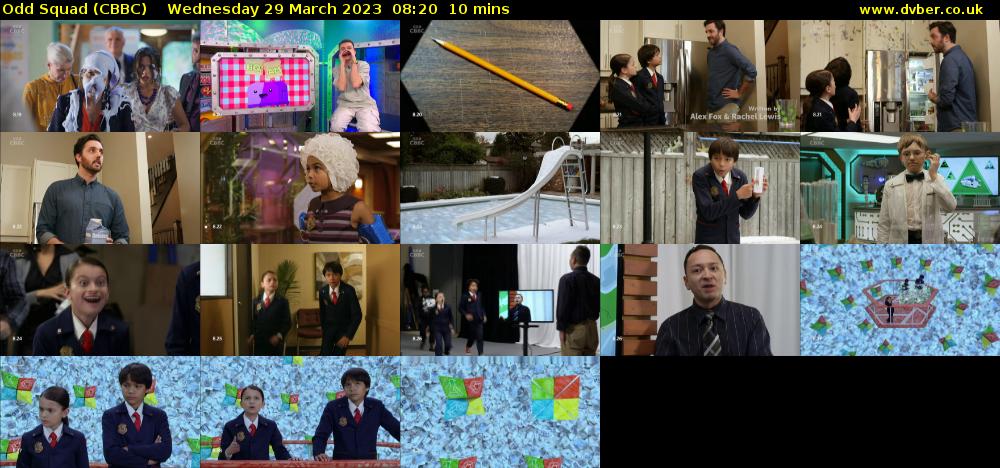 Odd Squad (CBBC) Wednesday 29 March 2023 08:20 - 08:30