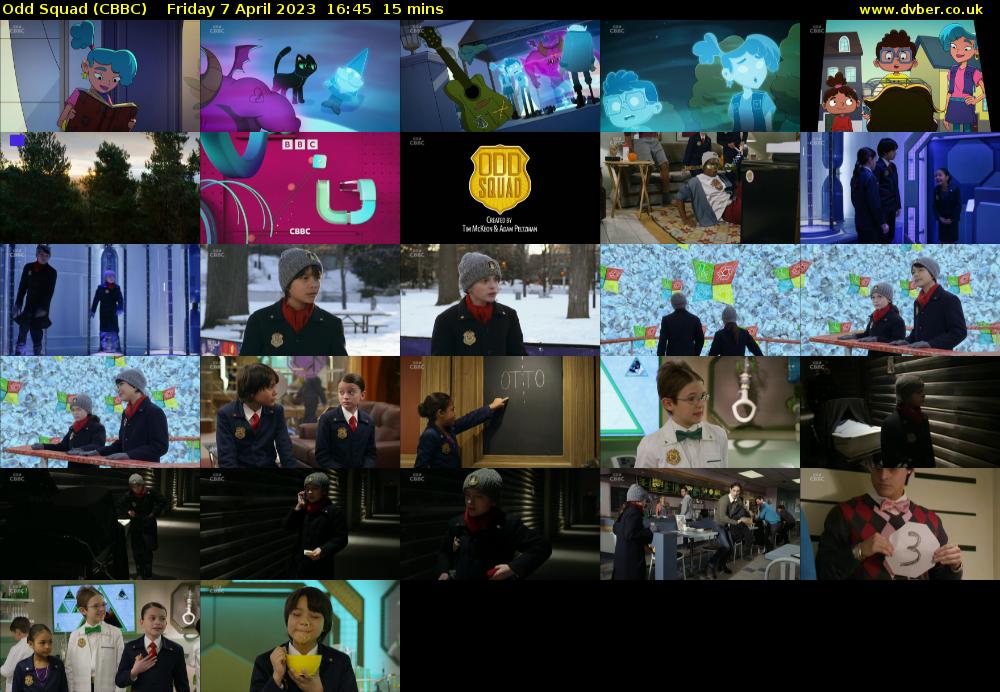 Odd Squad (CBBC) Friday 7 April 2023 16:45 - 17:00