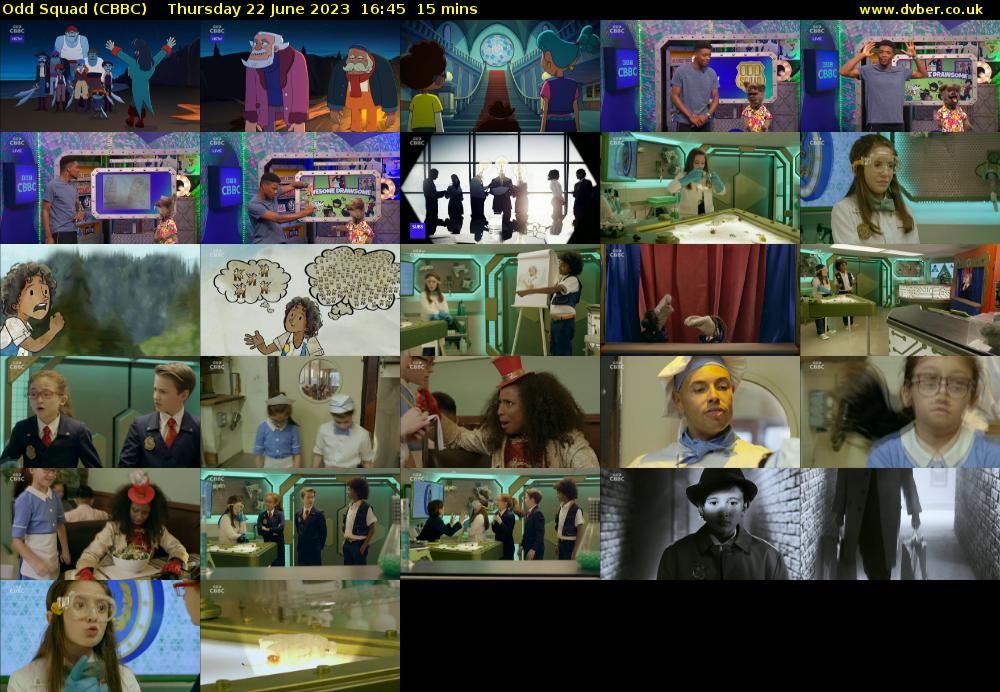Odd Squad (CBBC) Thursday 22 June 2023 16:45 - 17:00