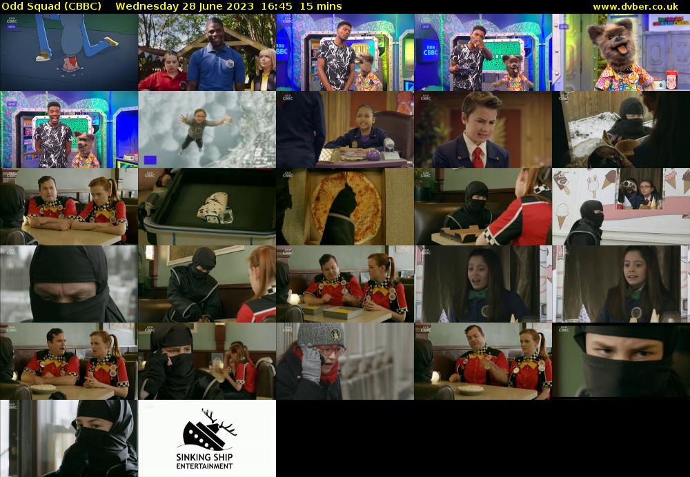 Odd Squad (CBBC) Wednesday 28 June 2023 16:45 - 17:00