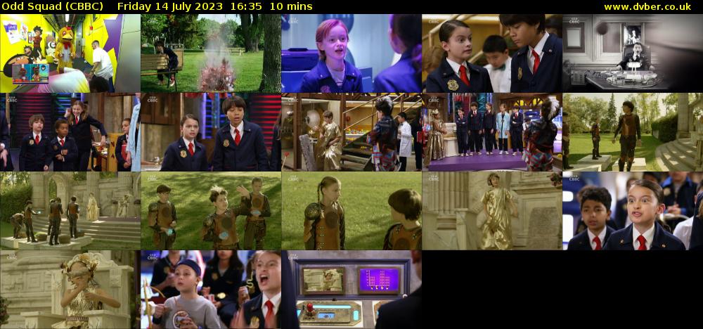 Odd Squad (CBBC) Friday 14 July 2023 16:35 - 16:45