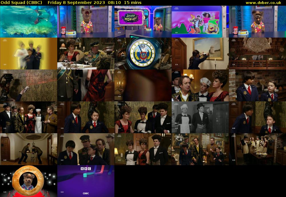 Odd Squad (CBBC) Friday 8 September 2023 08:10 - 08:25