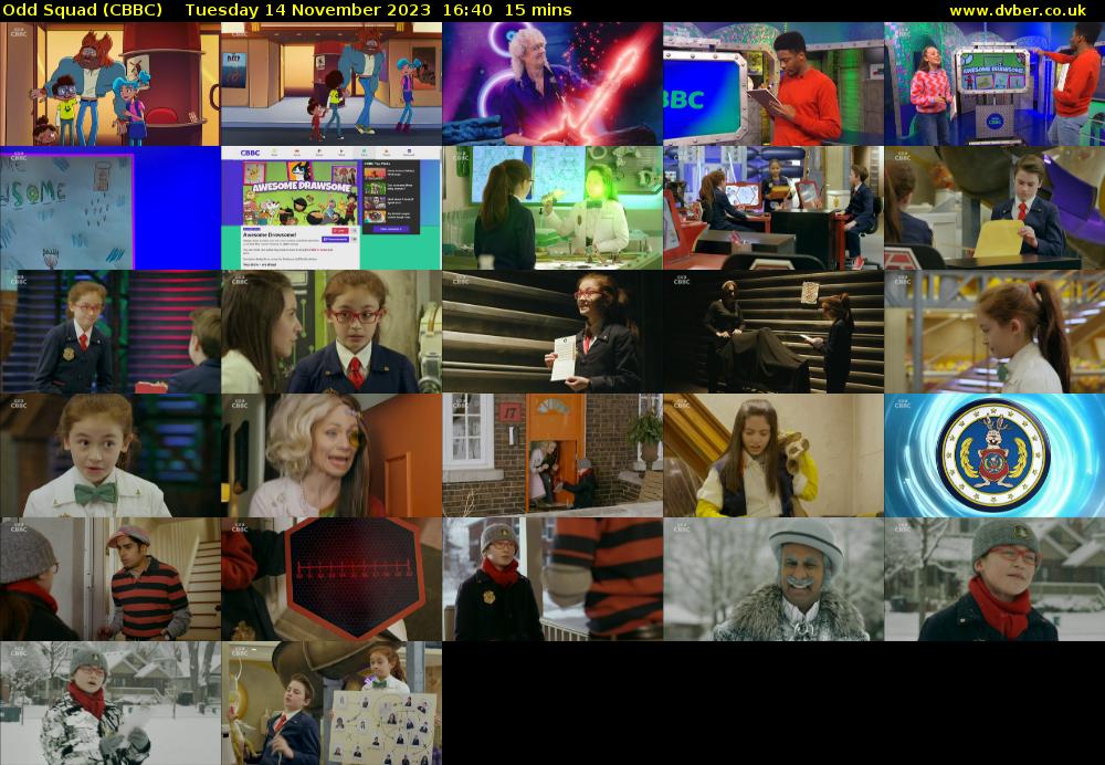 Odd Squad (CBBC) Tuesday 14 November 2023 16:40 - 16:55
