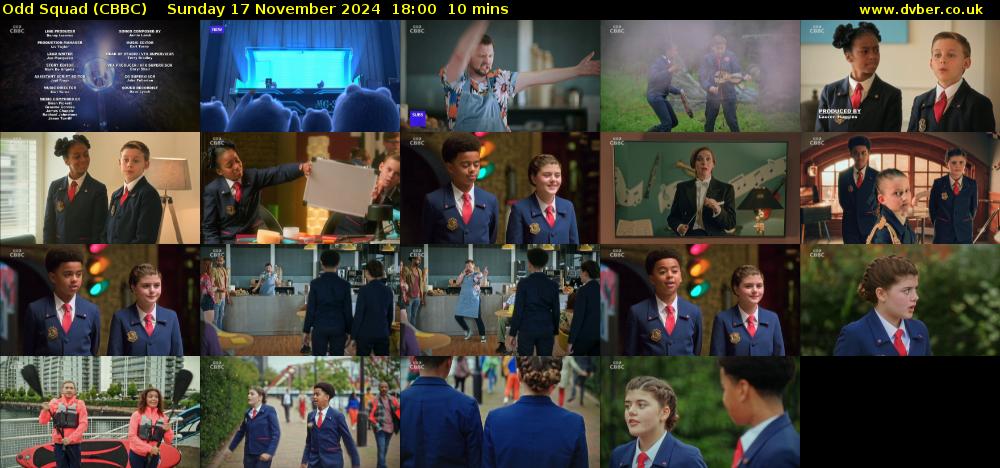 Odd Squad (CBBC) Sunday 17 November 2024 18:00 - 18:10