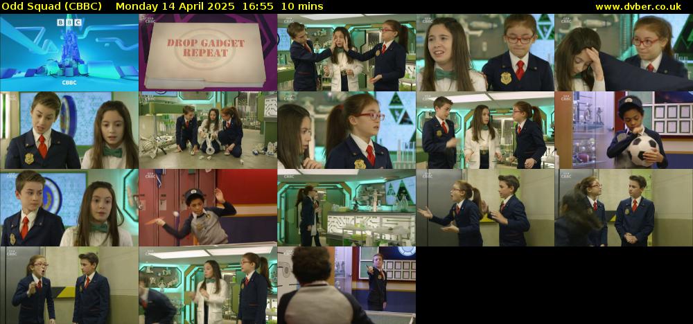 Odd Squad (CBBC) Monday 14 April 2025 16:55 - 17:05