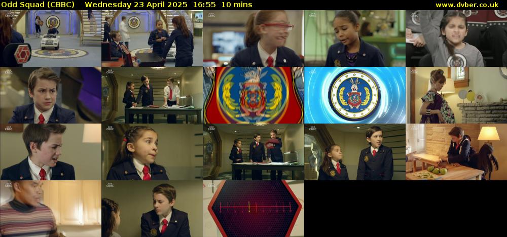 Odd Squad (CBBC) Wednesday 23 April 2025 16:55 - 17:05