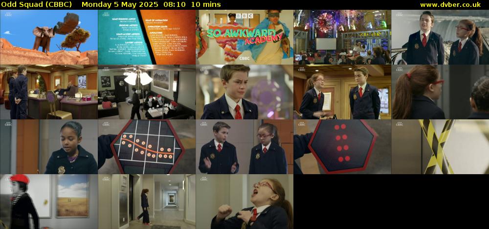 Odd Squad (CBBC) Monday 5 May 2025 08:10 - 08:20