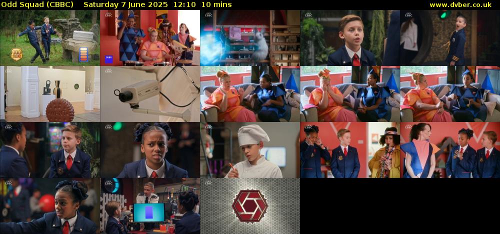 Odd Squad (CBBC) Saturday 7 June 2025 12:10 - 12:20
