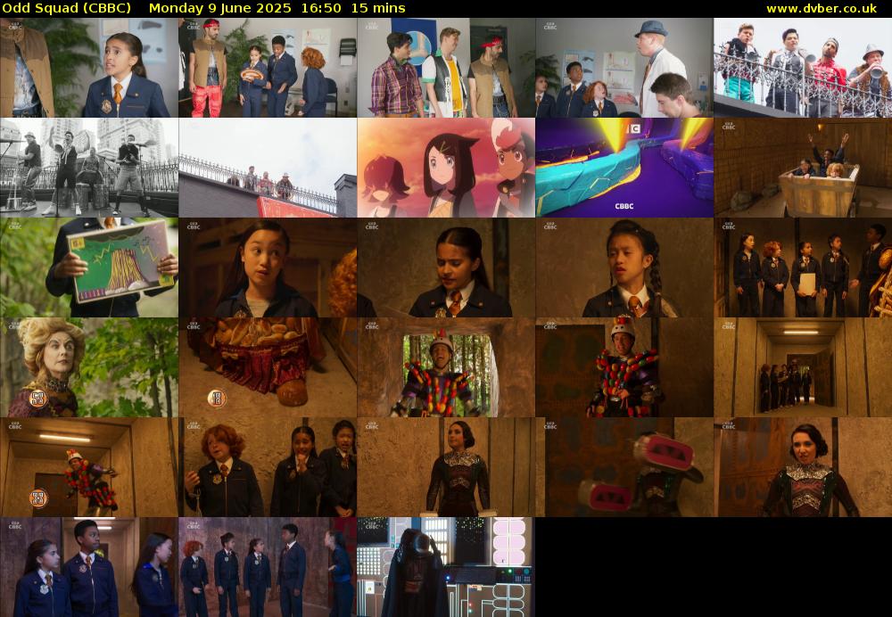 Odd Squad (CBBC) Monday 9 June 2025 16:50 - 17:05
