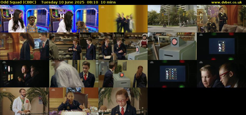Odd Squad (CBBC) Tuesday 10 June 2025 08:10 - 08:20