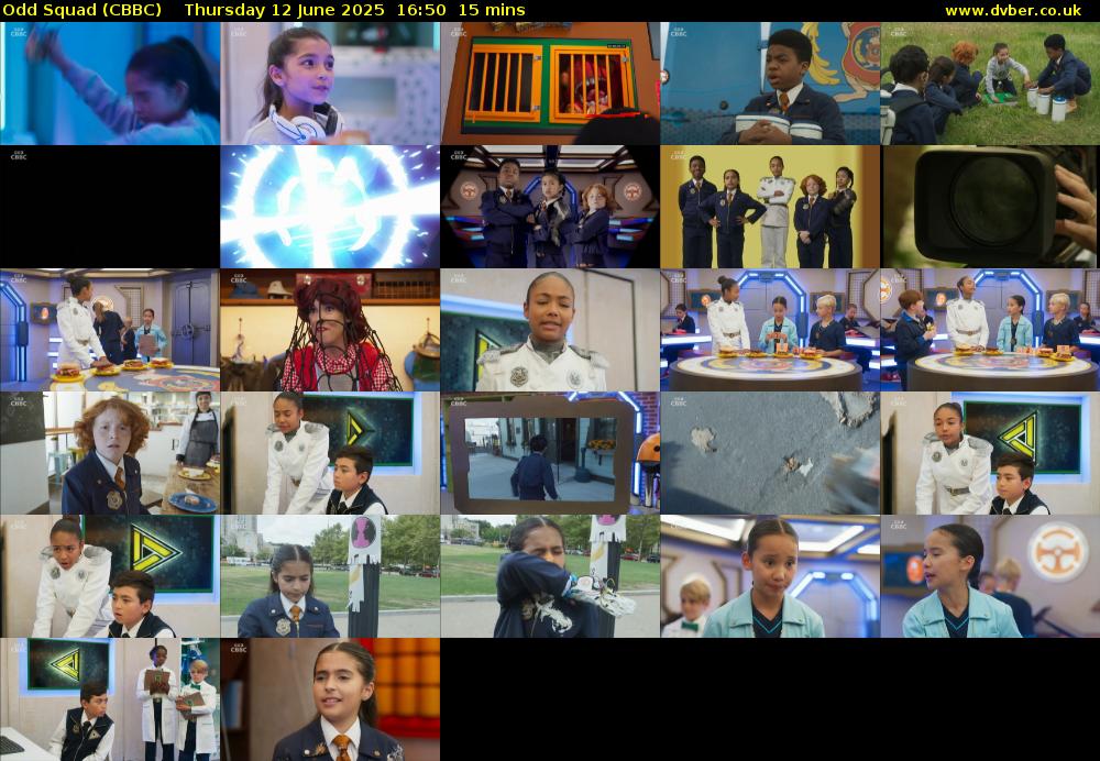 Odd Squad (CBBC) Thursday 12 June 2025 16:50 - 17:05