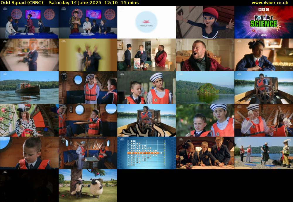 Odd Squad (CBBC) Saturday 14 June 2025 12:10 - 12:25