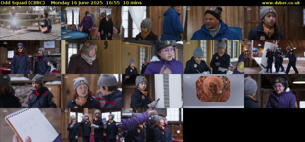Odd Squad (CBBC) Monday 16 June 2025 16:55 - 17:05
