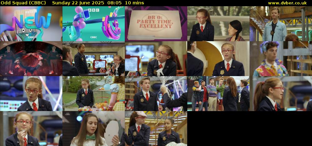 Odd Squad (CBBC) Sunday 22 June 2025 08:05 - 08:15