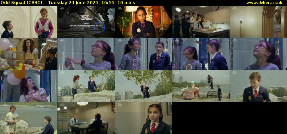 Odd Squad (CBBC) Tuesday 24 June 2025 16:55 - 17:05