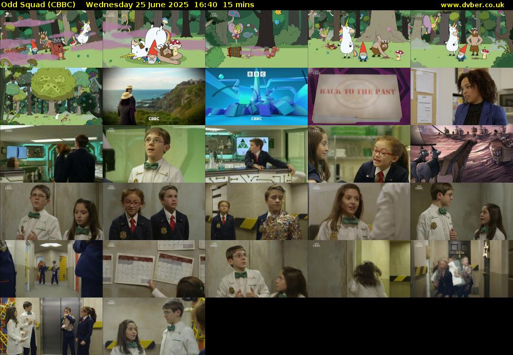 Odd Squad (CBBC) Wednesday 25 June 2025 16:40 - 16:55
