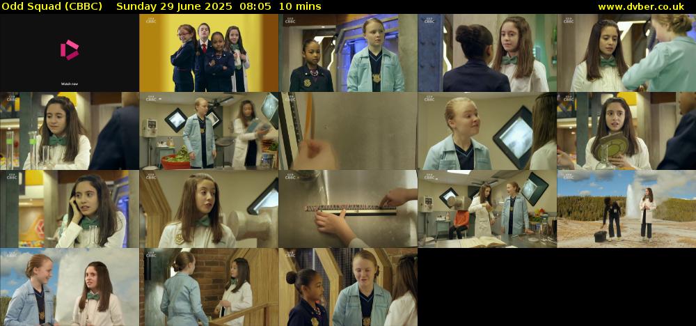 Odd Squad (CBBC) Sunday 29 June 2025 08:05 - 08:15