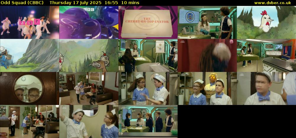 Odd Squad (CBBC) Thursday 17 July 2025 16:55 - 17:05