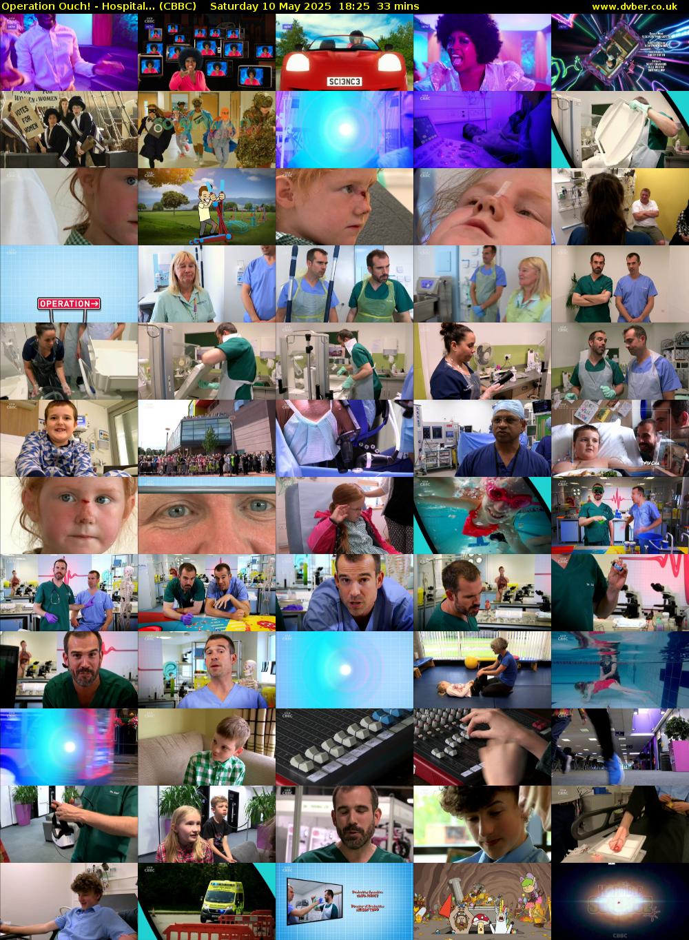 Operation Ouch! - Hospital... (CBBC) Saturday 10 May 2025 18:25 - 18:58