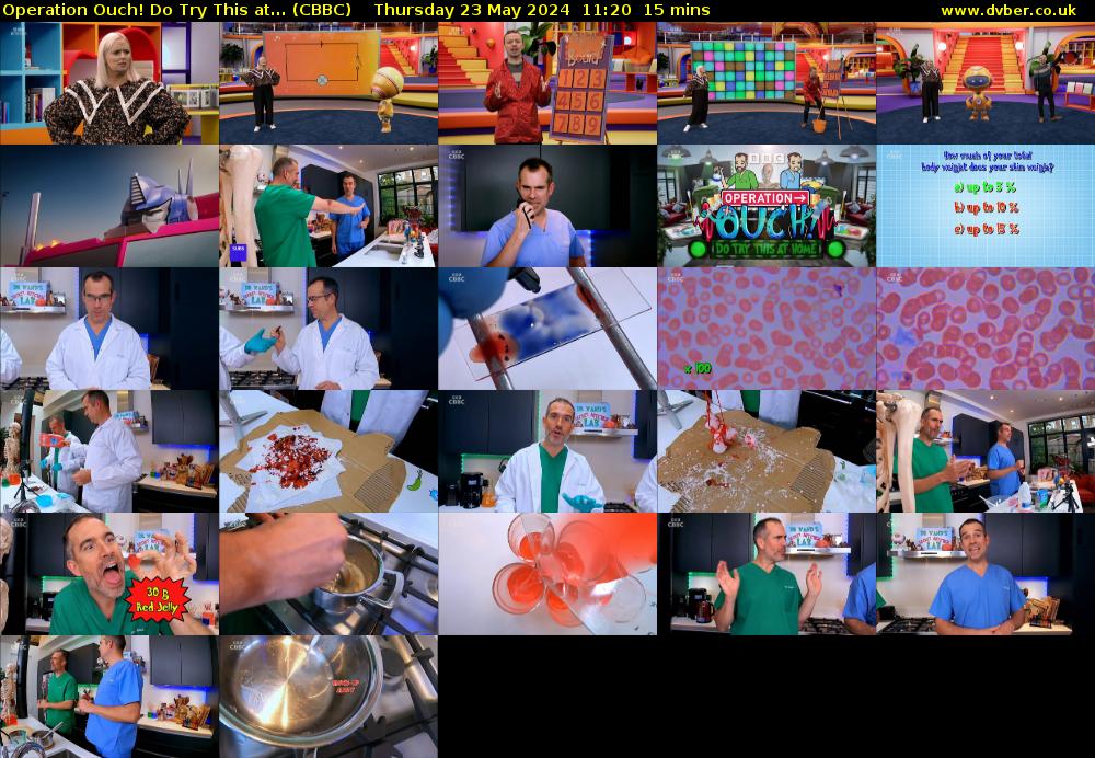 Operation Ouch! Do Try This at... (CBBC) Thursday 23 May 2024 11:20 - 11:35