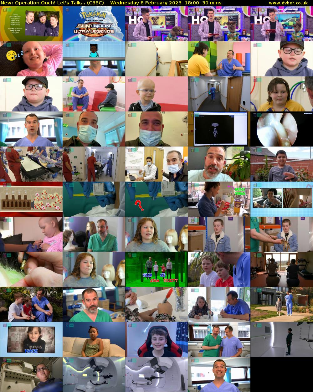 Operation Ouch! Let's Talk... (CBBC) Wednesday 8 February 2023 18:00 - 18:30