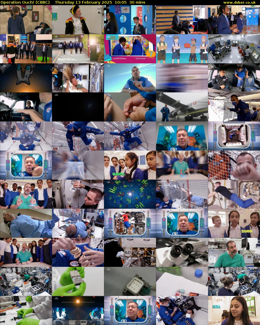 Operation Ouch! (CBBC) Thursday 13 February 2025 10:05 - 10:35