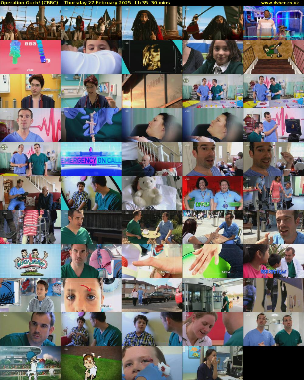 Operation Ouch! (CBBC) Thursday 27 February 2025 11:35 - 12:05