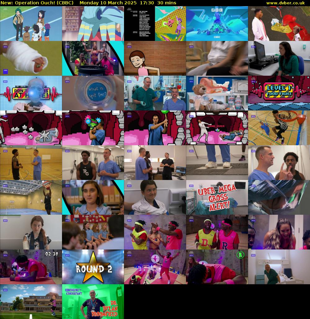Operation Ouch! (CBBC) Monday 10 March 2025 17:30 - 18:00