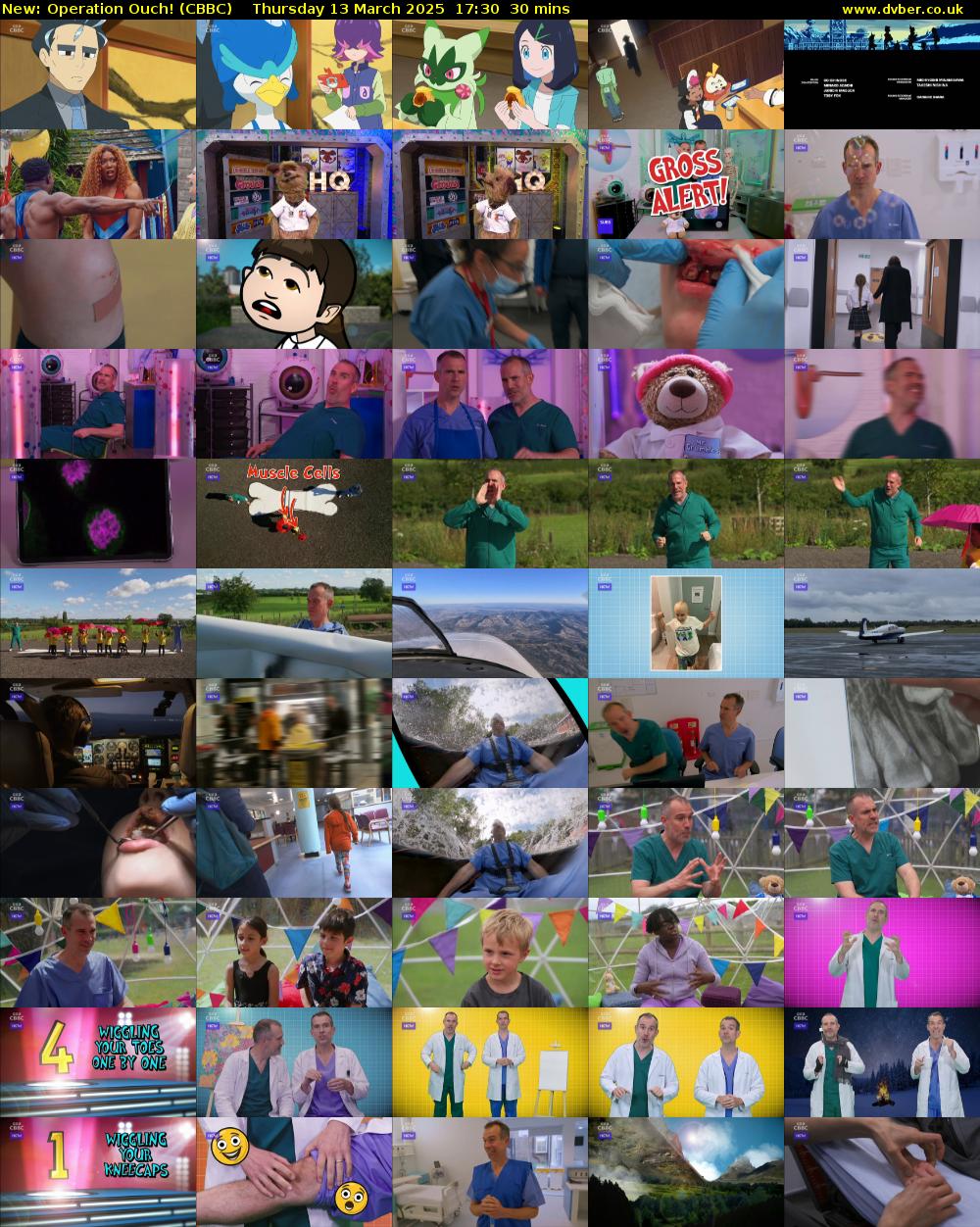 Operation Ouch! (CBBC) Thursday 13 March 2025 17:30 - 18:00