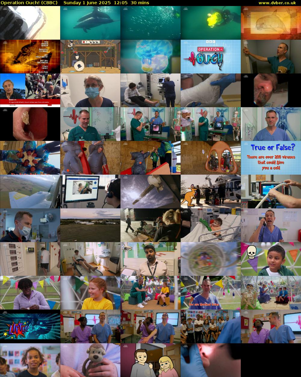 Operation Ouch! (CBBC) Sunday 1 June 2025 12:05 - 12:35