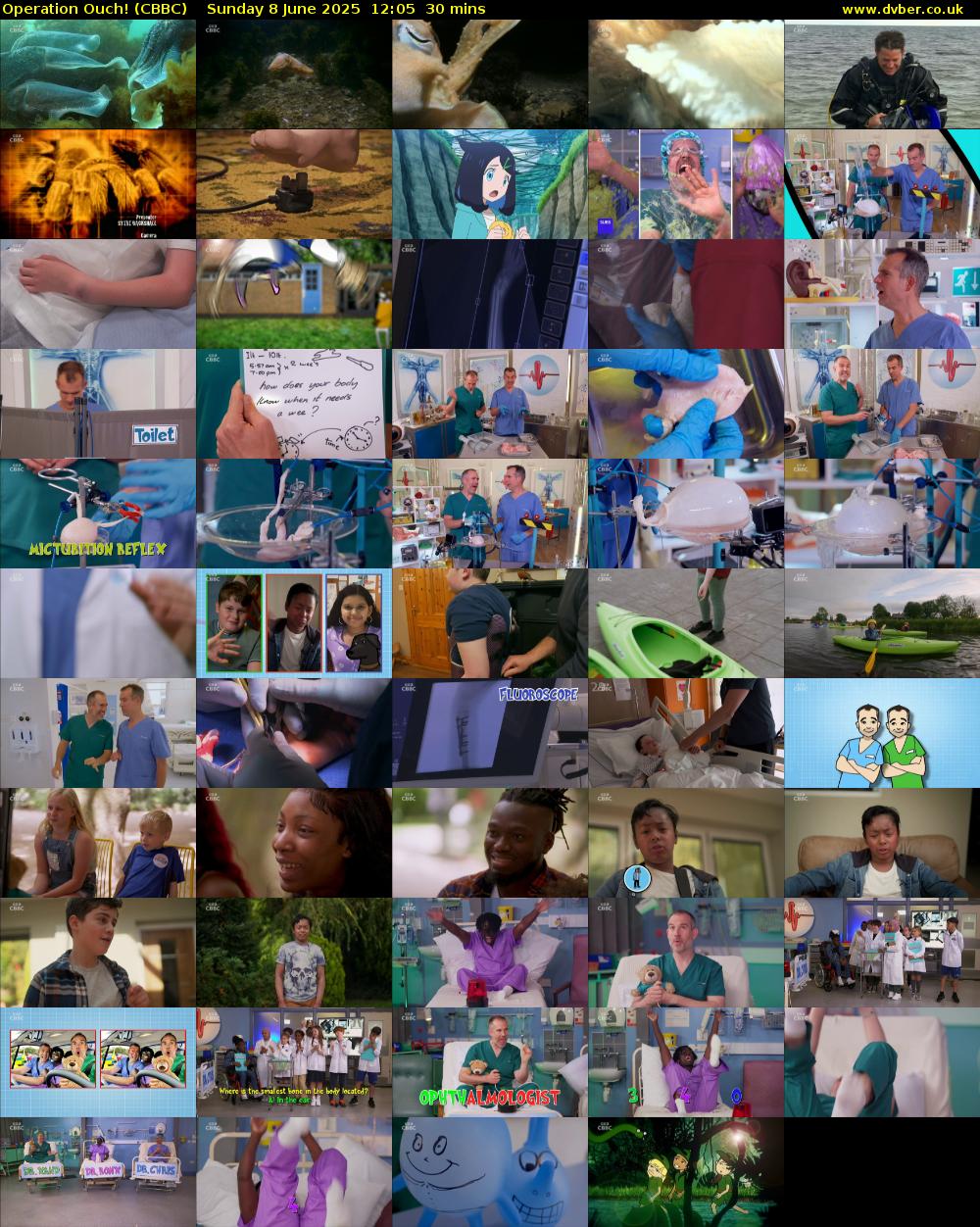 Operation Ouch! (CBBC) Sunday 8 June 2025 12:05 - 12:35