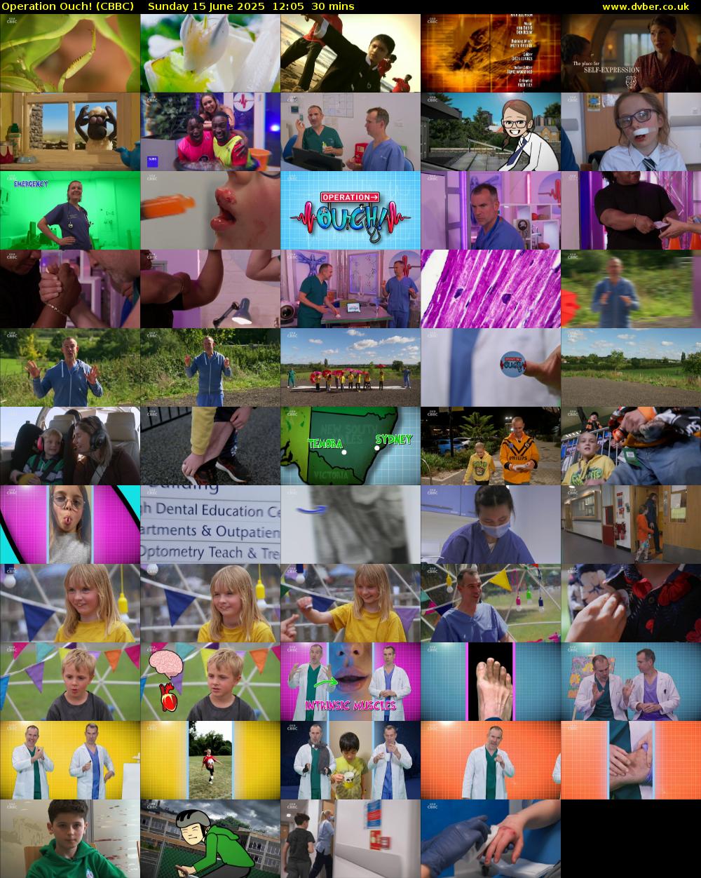 Operation Ouch! (CBBC) Sunday 15 June 2025 12:05 - 12:35
