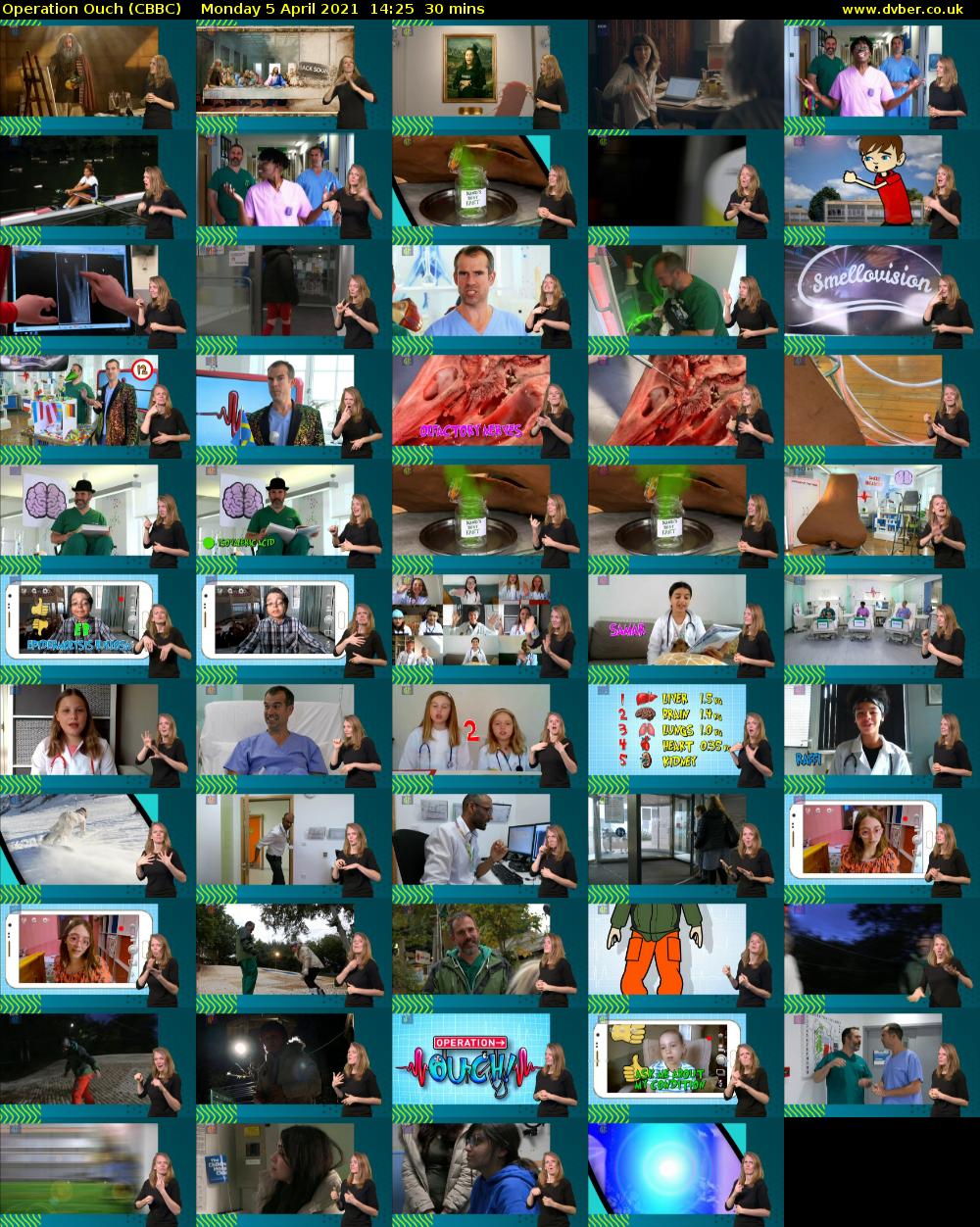 Operation Ouch (CBBC) Monday 5 April 2021 14:25 - 14:55