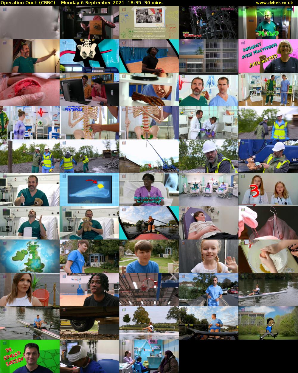Operation Ouch (CBBC) Monday 6 September 2021 18:35 - 19:05