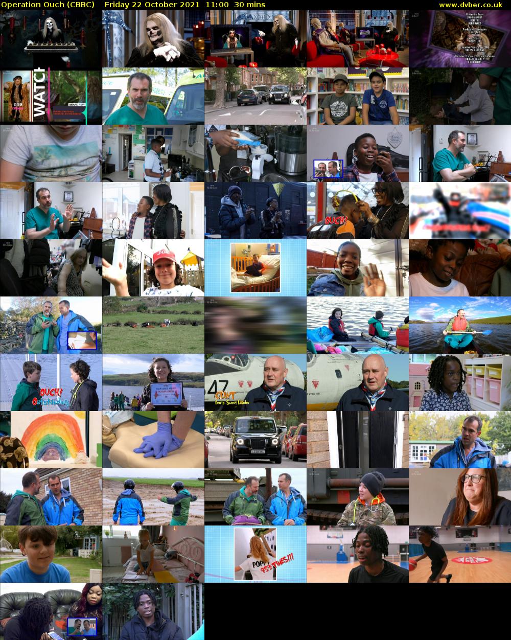 Operation Ouch (CBBC) Friday 22 October 2021 11:00 - 11:30