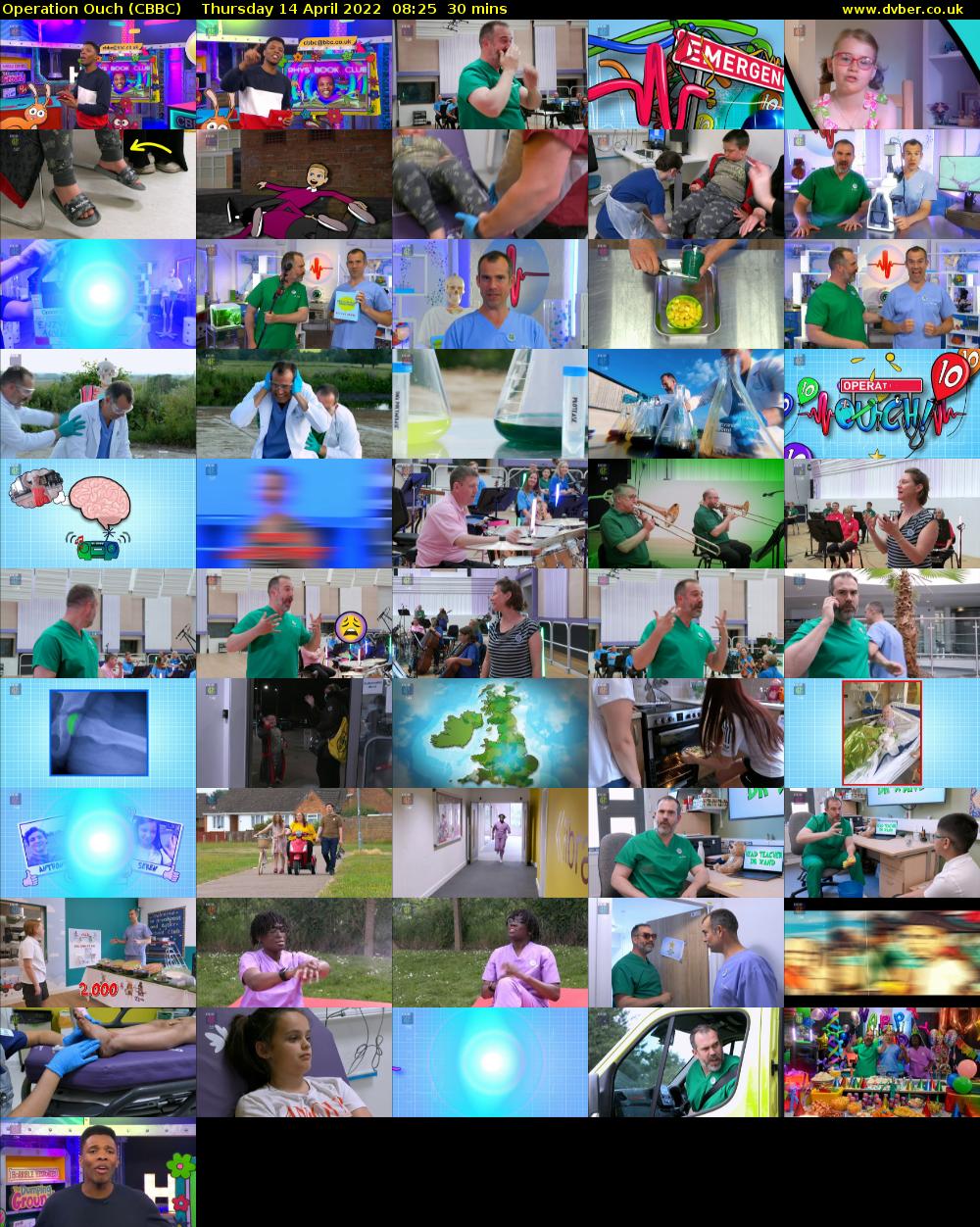 Operation Ouch (CBBC) Thursday 14 April 2022 08:25 - 08:55