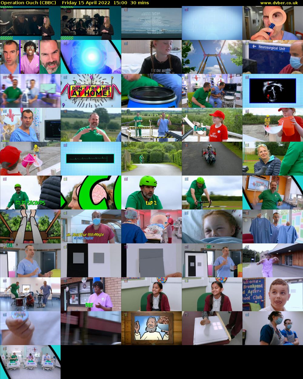 Operation Ouch (CBBC) Friday 15 April 2022 15:00 - 15:30