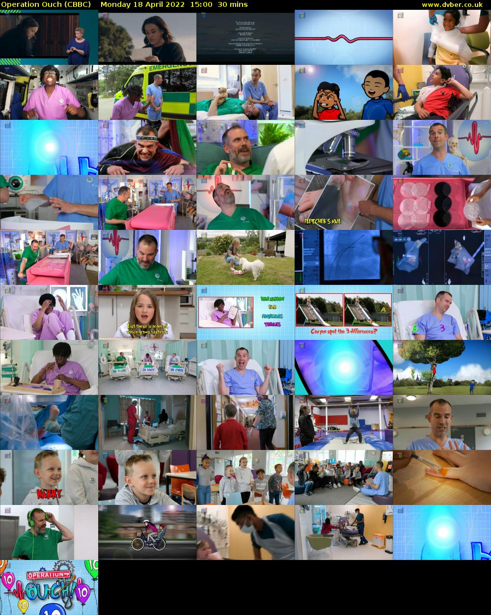 Operation Ouch (CBBC) Monday 18 April 2022 15:00 - 15:30