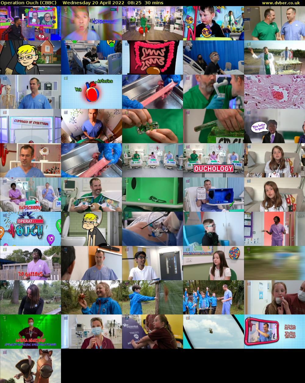Operation Ouch (CBBC) Wednesday 20 April 2022 08:25 - 08:55