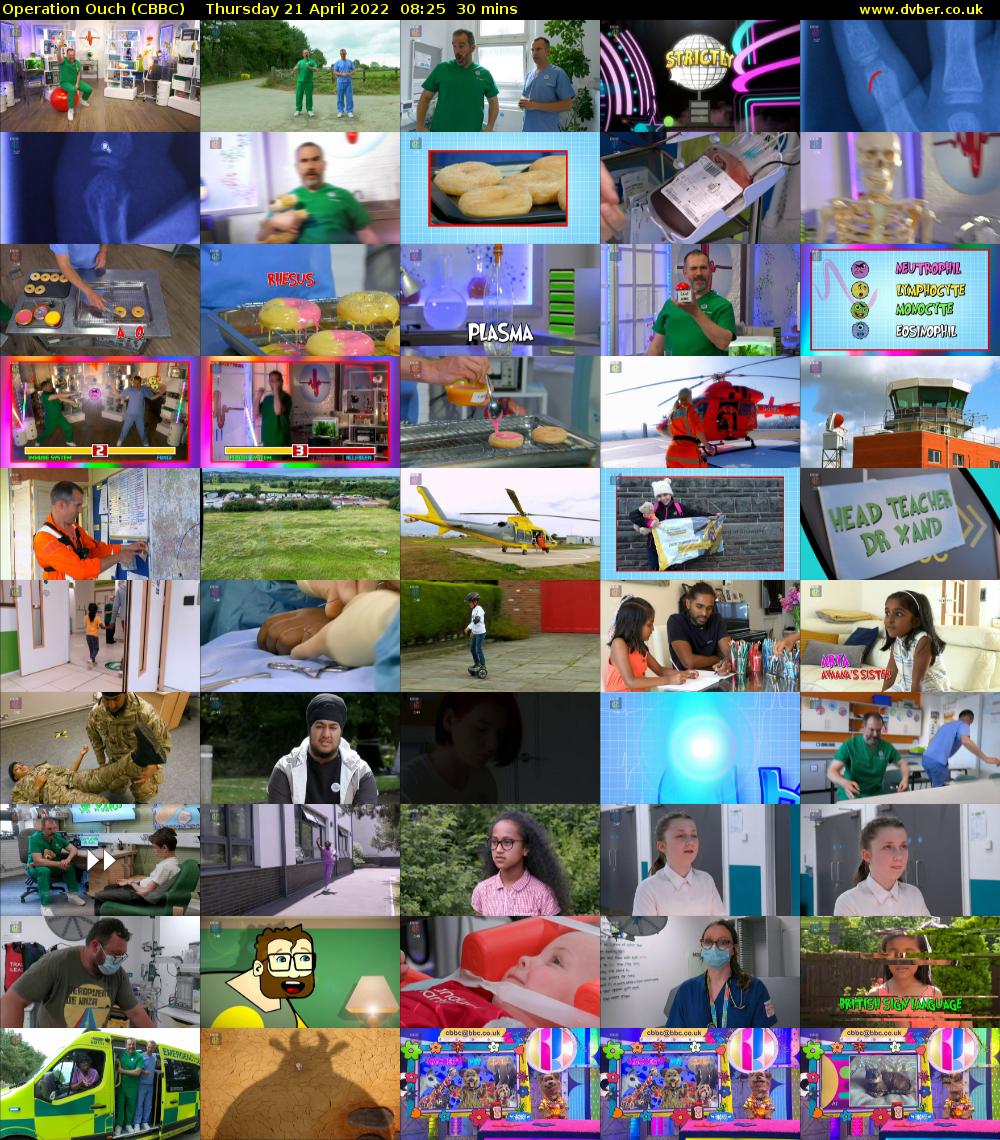 Operation Ouch (CBBC) Thursday 21 April 2022 08:25 - 08:55