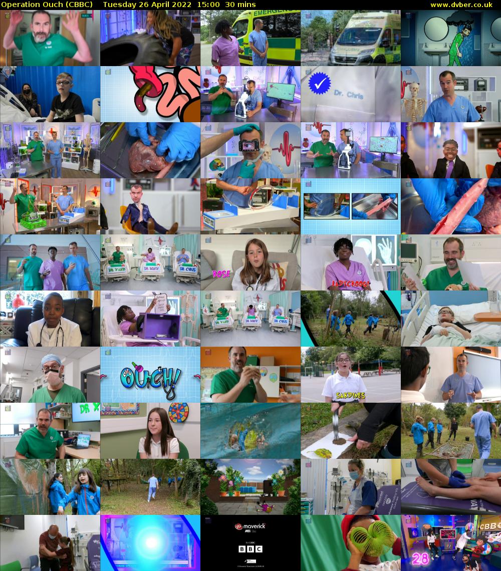 Operation Ouch (CBBC) Tuesday 26 April 2022 15:00 - 15:30