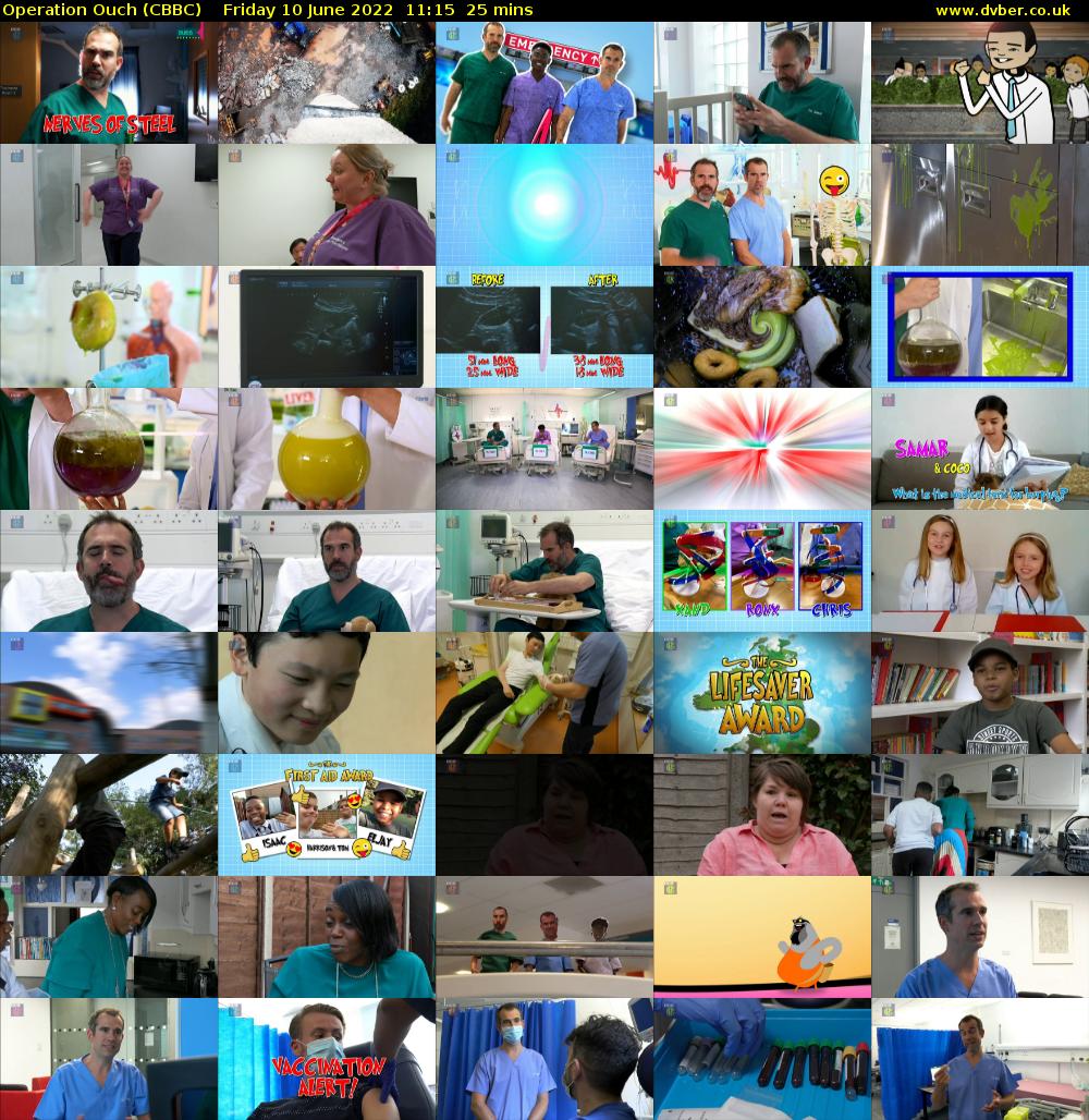 Operation Ouch (CBBC) Friday 10 June 2022 11:15 - 11:40