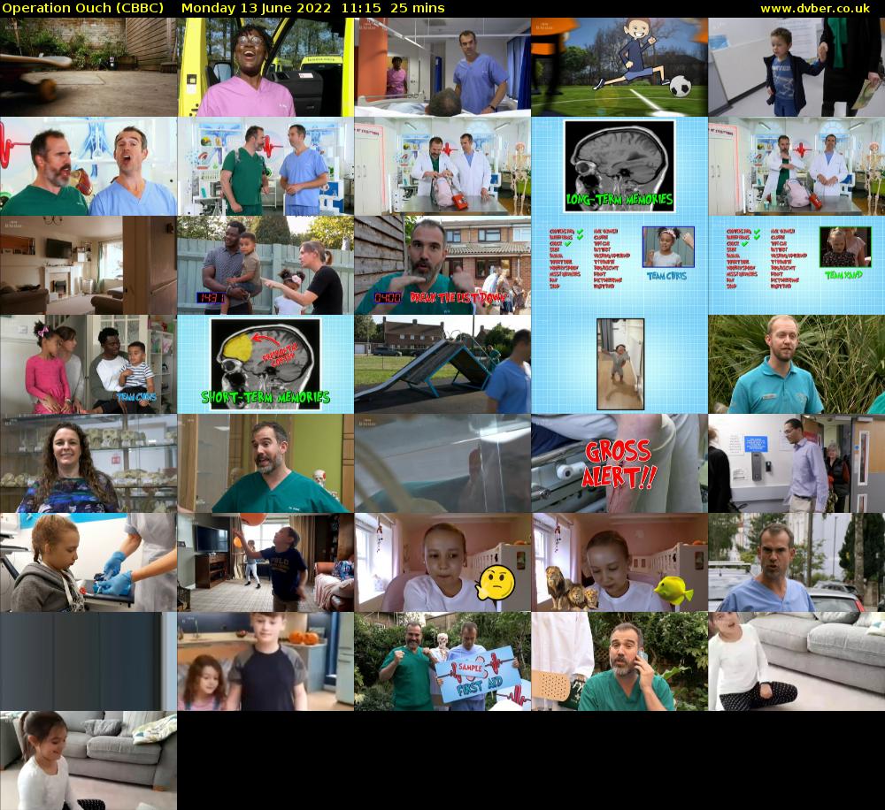 Operation Ouch (CBBC) Monday 13 June 2022 11:15 - 11:40