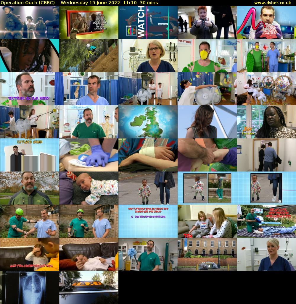 Operation Ouch (CBBC) Wednesday 15 June 2022 11:10 - 11:40